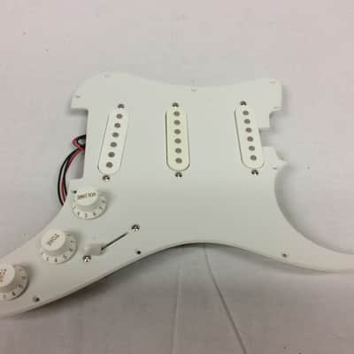 Stratocaster Style Loaded Pickguard White image 1
