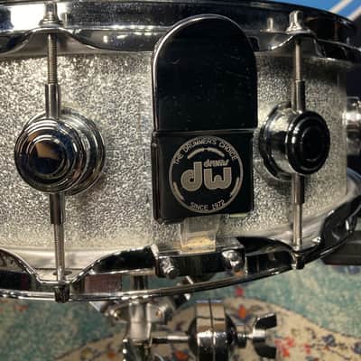 Russ McKinnon's Tower of Power, Joe Cocker, Elton John, DW 5x14" Collector's Maple Snare Drum 2005 - Silver Sparkle image 14