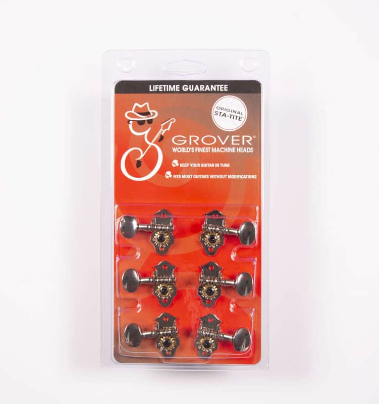 Grover　ドイツ製　本物　３：３ Genuine Grover Sta-Tite 3x3 Nickel, Horizontal, round button | Reverb