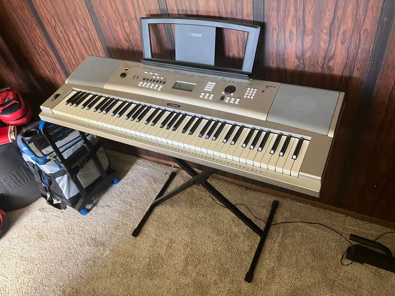 Yamaha YPG235 Portable Grand Piano 2010s - Silver image 1