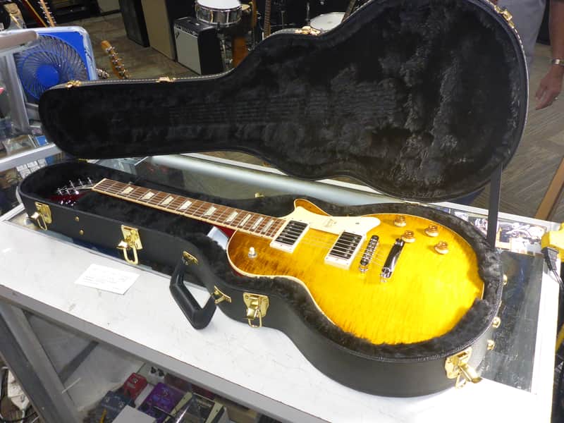 Heritage H-150 LP Style Guitar w/ Case 2021 - Dirty Lemon Burst image 1