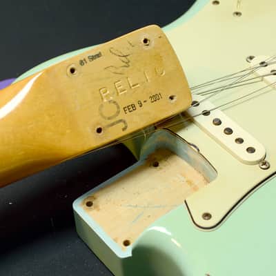 Fender Custom Shop 1960 Stratocaster Relic Sonic Blue 2001' image 14