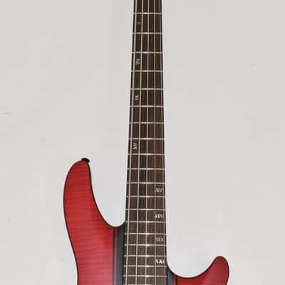 Schecter C-5 GT Bass Satin Trans Red B-Stock 0711 image 4
