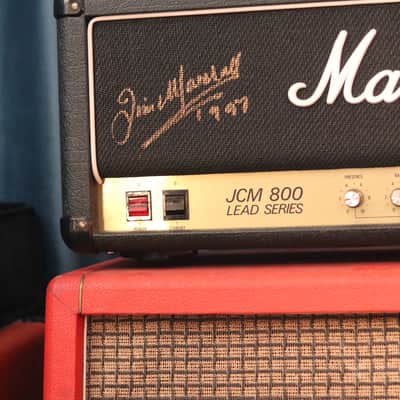 Immagine 1987 Signed by Jim Marshall - JCM 800 MK2 Master Model 100w Lead 2203 - Clean - 2
