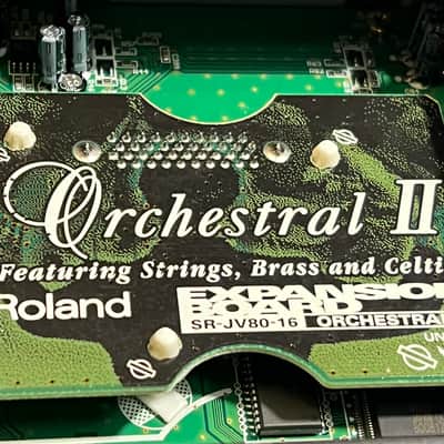 Roland SR-JV80-02 Orchestral Expansion Board 1990s - Green image 3