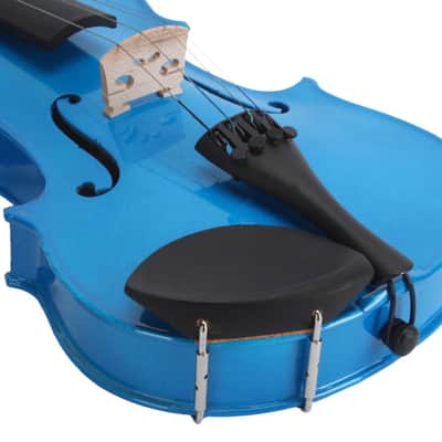OEM 4/4 Beginner Blue Violin with Bow & Case 2023 Students Instrument image 5