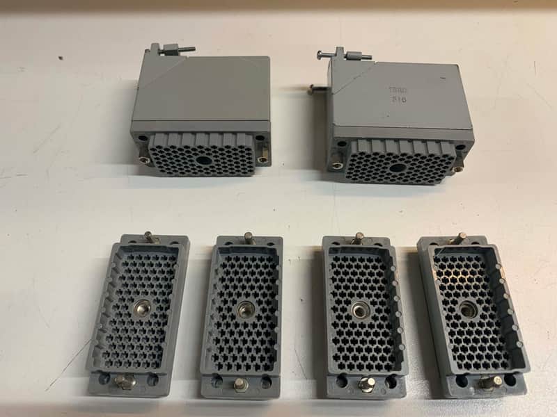 EDAC / ELCO Connectors: 90 Pin, 2 Male w/Housings and 4 Female no Housings image 1