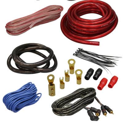 Alpine R2-A60F 4 Channel 600W Class D Amplifier RUX-H01 Bass Knob & KIT4 AMP Kit image 9
