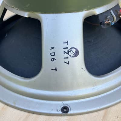 Vintage 1971 Celestion Greenback G12H 30w 16ohm 75hZ T1217 12" Speaker - Recone image 2