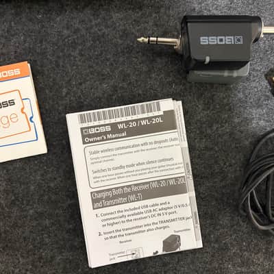 Boss WL-20L Wireless Guitar System 2018 - Black/Gray image 6