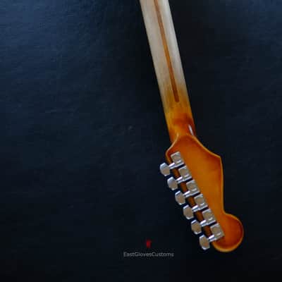 Fender Stratocaster Olive Green /Sunburst Heavy Aged Relic by East Gloves Customs image 19