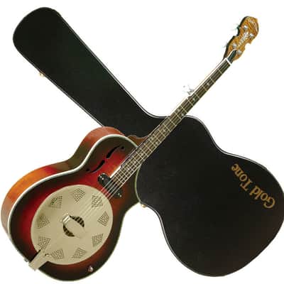 Gold Tone DOJO-DLX Cutaway Body Flamed Maple Top Maple Neck Deluxe 5-String Resonator Banjo with Hard Case & Pickup image 1
