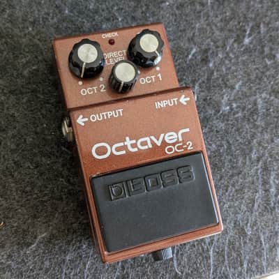 Boss OC-2 Octaver (Black Label) 1982 - 1984 - Brown image 1