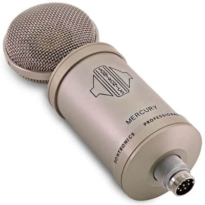 Sontronics STMERCURY-US Variable Pattern Valve Condenser Microphone w/Aluminum Flight case, Wooden Mic Box. Shockmount, Power Supply, Cable & Power Lead image 3
