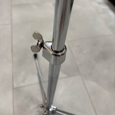 Ludwig 1960's Vintage Flat base snare stand Model #1363 1960's - chrome image 4