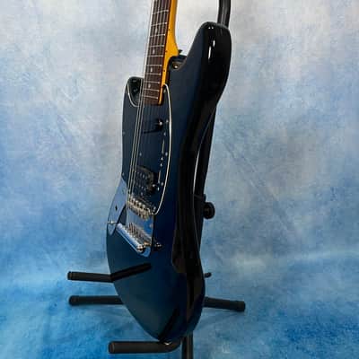 Fender Japan MG-69 Mustang Black Lefty LH (Modified) | Reverb