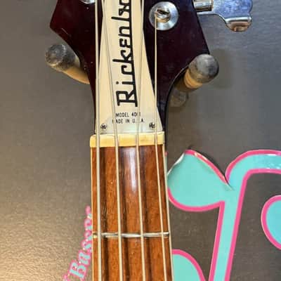 1972 Rickenbacker 4001 Burgundy Glo image 5