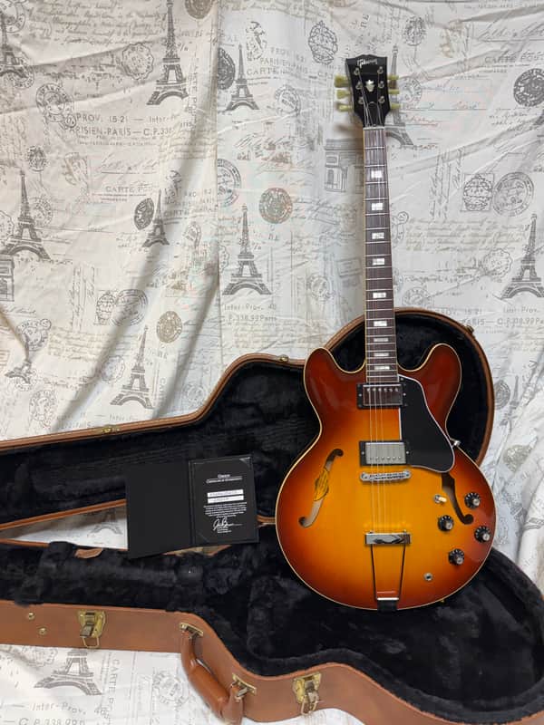 2016 Gibson Memphis Custom Shop Limited '69 “Late Sixties” Reissue ES-335 in Light Burst VOS Finish #95 of 500