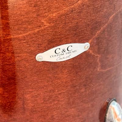 C&C Drums  Maple 3pc Kit in Walnut w/ SKB Hardshell Cases image 13