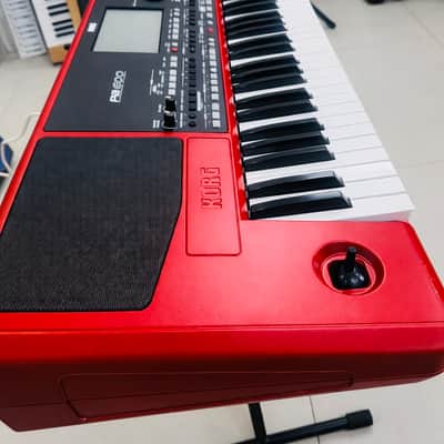 Korg Pa600 61-Key Red Arranger Workstation Used