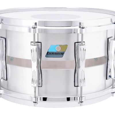 Ludwig Slotted Coliseum Snare Drum - 8 inches x 14 inches, Cast Aluminum, Limited Edition image 1