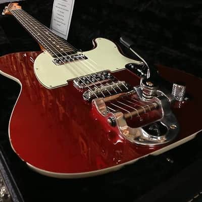 Fender Custom Shop Double TVJ Telecaster with B-5 Bigsby 9230100006 2013 Dakota Red image 1