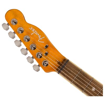 Fender Custom Telecaster FMT HH - Amber w/ Laurel FB image 4