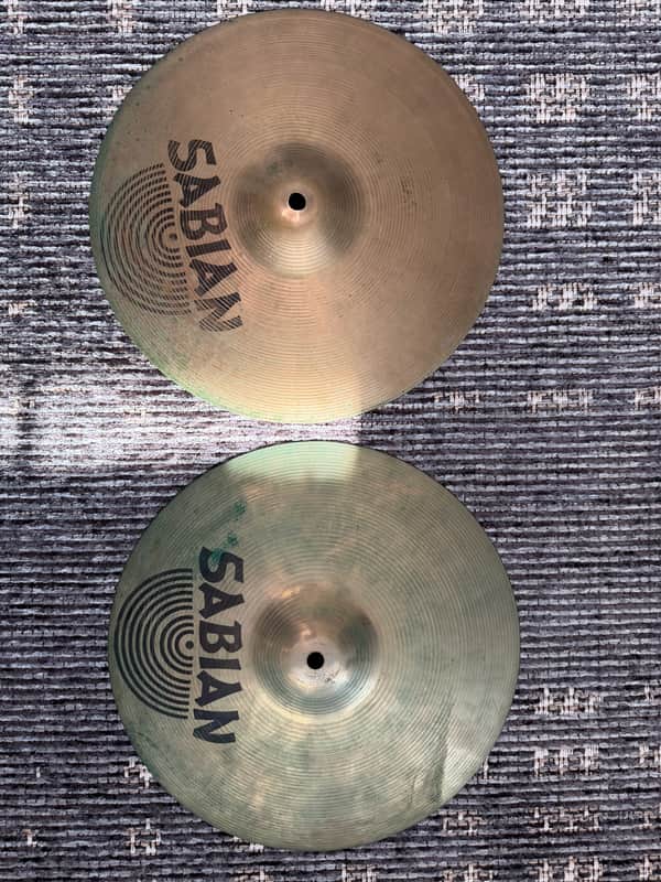 Sabian 13" Regular Hi-Hats (Pair) — Vintage Hand Hammered, Matched Set
