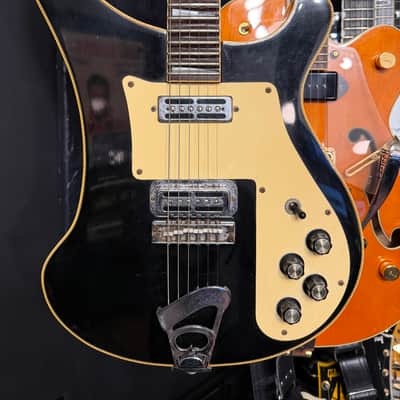 Greco RG550 Black Lawsuit Rickenbacker 480 Copy 1977 Matsumoku Japan image 4