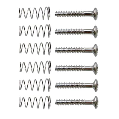 12 Sets Single Coil Pickups Mounting Screw And Adjusting Spring Kit 20X3Mm Mount Springs Screws For Fender Stratocaster Pickups Tele St Strat Pickup Bass Guitar Neck/Middle/Bridge Humbucker image 2