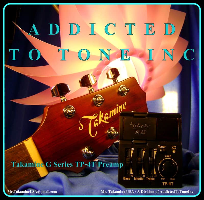 Takamine TP-4T "G" Series Acoustic Guitar preamp NEW Authorized Dealer image 1