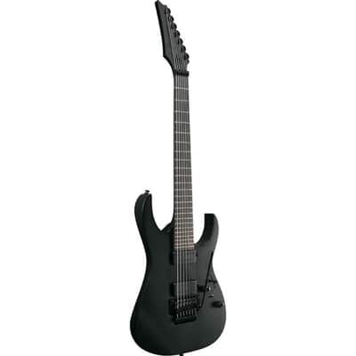 Ibanez RGRB720 Iron Label 7-String Electric Guitar - Black Flat image 3