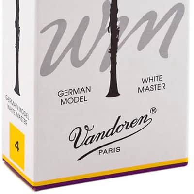 Vandoren CR164 White Master Bb Clarinet Reeds - Strength 4 (Box of 10)