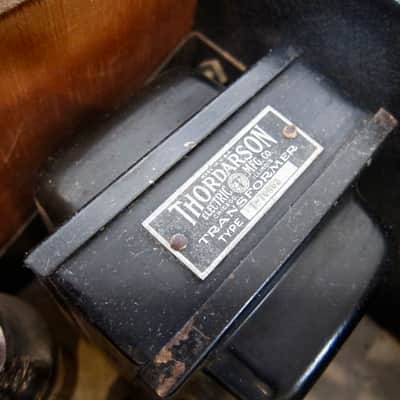 Western Electric Tube Vintage Amp Mono Power Amp Super Rare (2) Raytheon 2A3s Circa-1940s-Black Face Wooden Sides image 21