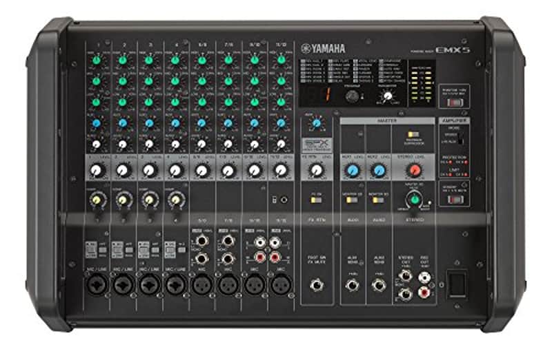 Yamaha EMX5 12 Channel Dual 630W Power Amplified Mixer image 1