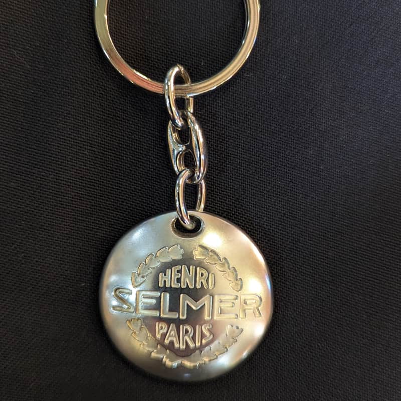 N.O.S Henri Selmer Paris Silver Keychain image 1