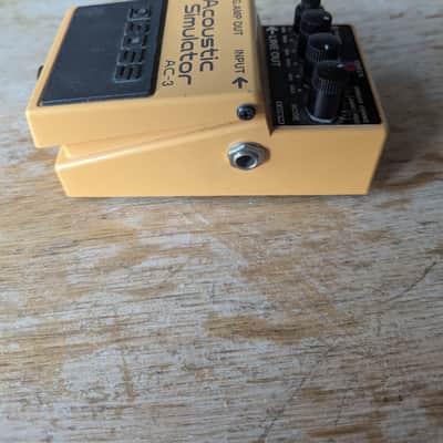Boss AC-3 Acoustic Simulator (Dark Gray Label) 2006 - Present - Yellow image 3