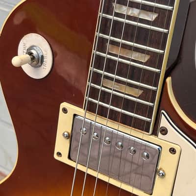 RARE 1973 Greco EG-360S Les Paul "Tobacco Burst" Pancake Body + Nylon Saddles + Alnico 2 Humbuckers (PRE-SERIAL MIJ MADE IN JAPAN Lawsuit Era) + GIG BAG image 14