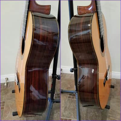 1984 Ryoji Matsuoka GA1000 Classical Guitar w/OHSC & Reg Card Ibanez Mastercraft image 9