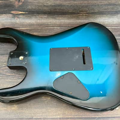 1984 FERNANDES FST-115 HH Stratocaster Type Alder Body Blue Black Sunburst Japan image 13