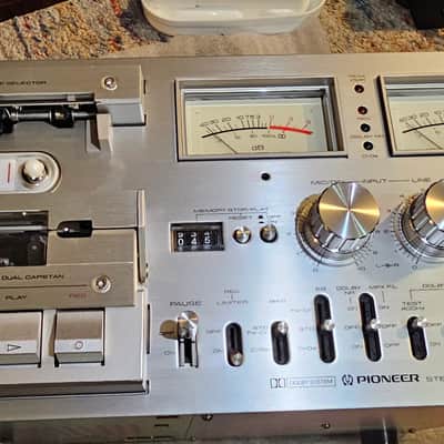 Pioneer stereo cassette tape deck CT-F1000 - Silver face image 7