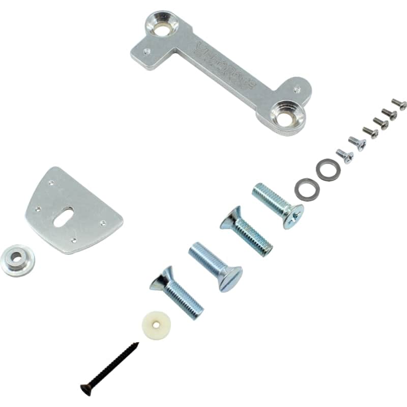 Adapter Kit - Vibramate, for Bigsby B7 on Carved Top Les Pauls, Color: Aluminum image 1