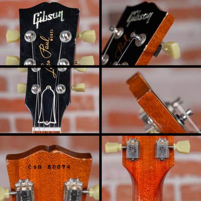 Gibson Custom Shop CS8 '50s Style Les Paul Standard Flame Maple Top Sunrise Tea Burst 2015 w/OHSC image 12