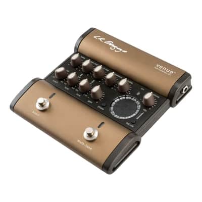 LR Baggs Venue DI Acoustic Guitar Effect Pedal Bundle w/ 12x Picks and Liquid Audio Polishing Cloth image 2
