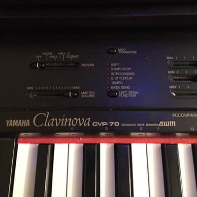YAMAHA CLAVINOVA CVP-70 LATE 80'S TO EARLY 90'S EBONY EXCELLENT PURCHASED NEW ONE OWNER RARELY PLAY image 5