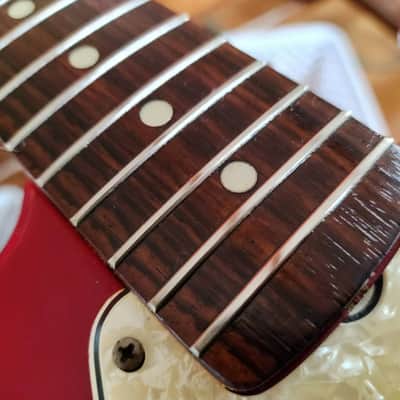 Fender Mustang USA vintage w/ohsc 1967 - Dakota red image 12