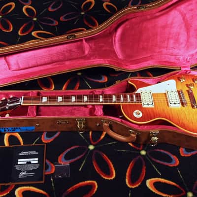 2014 Gibson Les Paul 1959 Historic 59 Custom Shop R9 AGED w Factory Original Dimarzios ~ Sunburst image 12