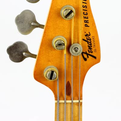 1976 Fender Precision Bass Fretless Maple Neck | Black Finish, Original Case image 8