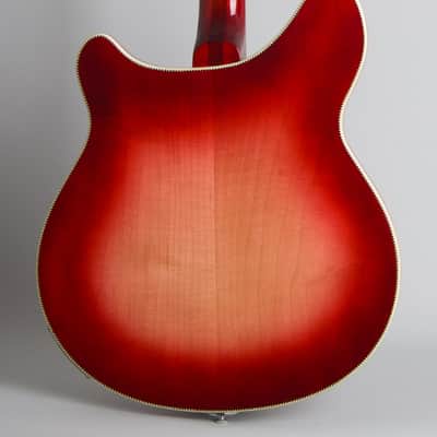 Rickenbacker  Model 360/12 Thinline Hollow Body Electric Guitar (1966), ser. #FH-2731, original silver tolex hard shell case. image 4