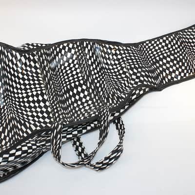Vintage 60's Mod Small Guitar Gig Bag • Psychedelic Op-Art! image 2